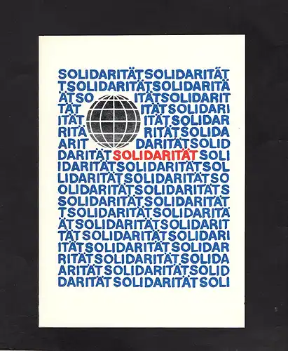 DDR - Gedenkblatt, Solidarität, B41-1986