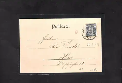 Privatpost, Bremen EF. Mi.-Nr. 2