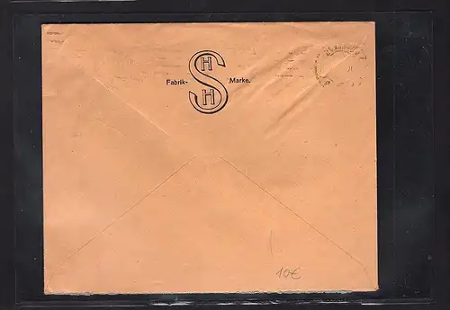 DR. Reklamebrief  Maschinen- und Sägen-Fabrik H. Hempling, Nürnberg.