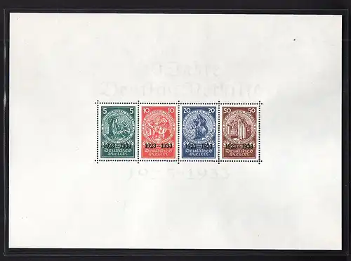 DR., Mi.-Nr. Block 2 postfrisch, FA. Echt und Einwandfrei SchlegelBPP.