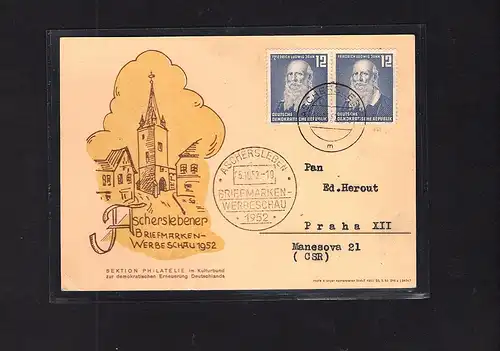 DDR. FDC. Mi.-Nr. 317 als Auslandkarte gelaufen.