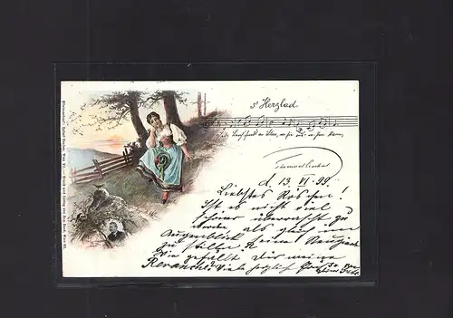 Privatpost, Königsberg Karte mit EF. Mi.-Nr. 2