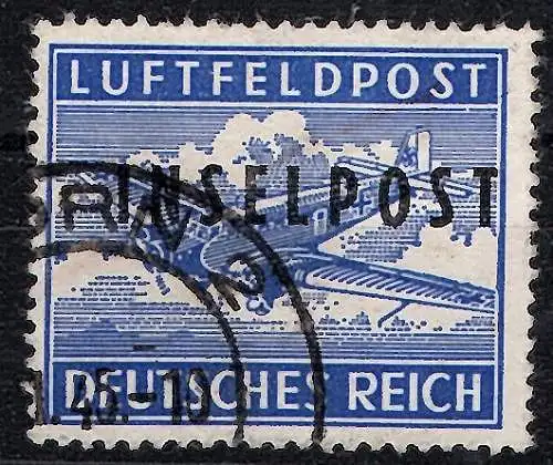 Dt. Feldpost II.Weltkrieg Mi.-Nr.1 A  Ausgabe von Rhodos gestempelt, FA. Brunel.