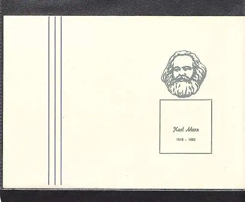  DDR - Gedenkblatt, Karl-Marx-Jahr 1983, B16-1983
