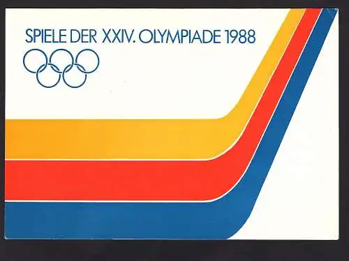 DDR - Gedenkblatt, Spiele der XXIV. Olympiade 1988, D1988-4