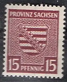 SBZ- Provinz Sachsen Mi.-Nr. 80 Xa postfrisch KB. StröhBPP.