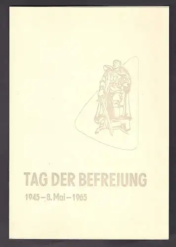 DDR - Gedenkblatt, Tag der befreiung, B3-1965