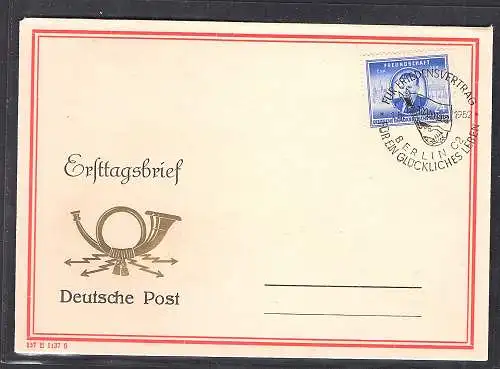 DDR. FDC. Mi.-Nr. 302