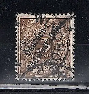 Deutsche Kolonie DSWA. 1899 Mi.-Nr. 5 d gestempelt, FA.Jäschke-L.BPP.
