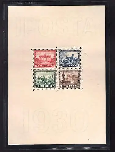 DR., IPOSTA Mi.-Nr. Block 1 postfrisch, FA. SchlegelBPP.