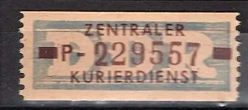 DDR. Dienstmarken B Mi.Nr. 20 P, postfrisch.