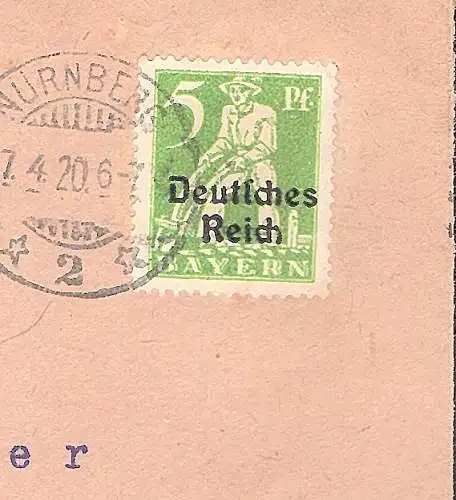 DR. Drucksache mit EF.Mi.-Nr. 119, FA. TworekBPP.