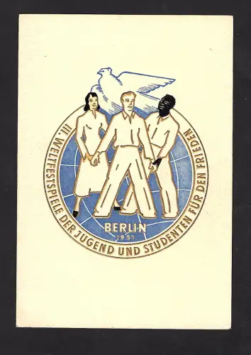 DDR Mi. Nr. 289 - 292  gestempelt/Ersttag  auf amtlicher Faltkarte
