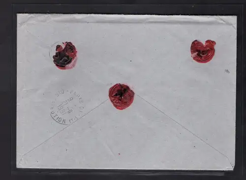 DDR.  Ausland-Wertbrief mit Me.F. Mi.-Nr. 3350 VGO-Tarif.