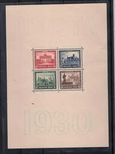 DR., IPOSTA Mi.-Nr. Block 1 postfrisch, FA. SchlegelBPP.