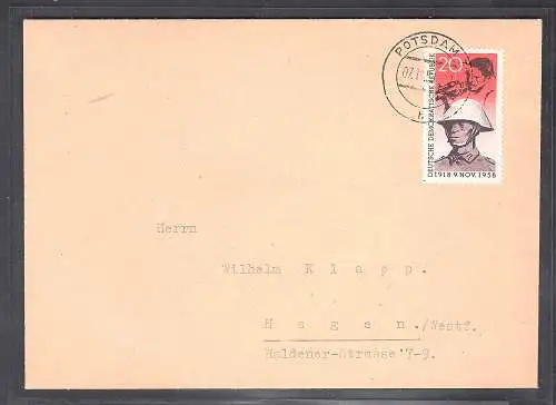 DDR. FDC. Mi.-Nr. 662