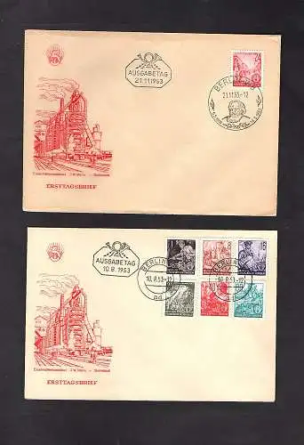 DDR.FDC. Mi.-Nr. 362-379