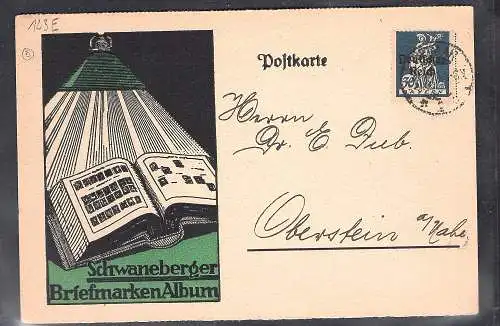 DR. Reklamekarte Schwaneberger Briefmarken Album