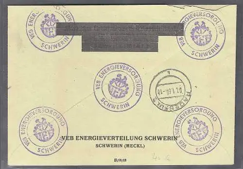 DDR: Verwaltungswertpost mit AFS.