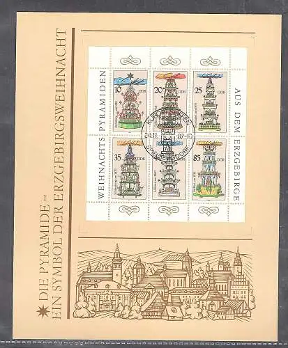 DDR - Gedenkblatt, Die Pyramide, B50-1987