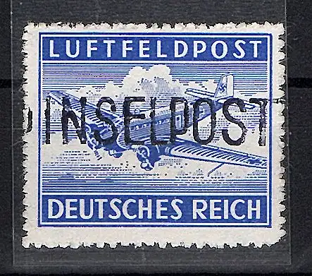 DR. Feldpost/ Inselpost Mi.-Nr. 11BaI postfrisch ,FA. Brunel