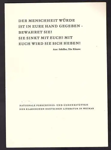 DDR - Gedenkblatt, Nationaltheater Weimar , B9-1975