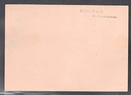 DR., Rohrpost-Ganzsache Mi.-Nr  Rp 2 ungebraucht.