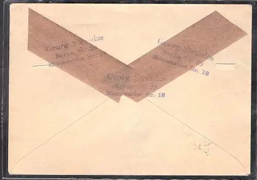DDR. Mi.-Nr. 255 EF. auf R.-Brief