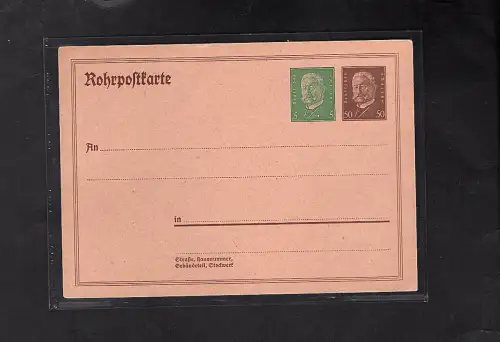 DR. Rohrpost-Ganzsache  Mi.-Nr. Rp 24, ungebraucht