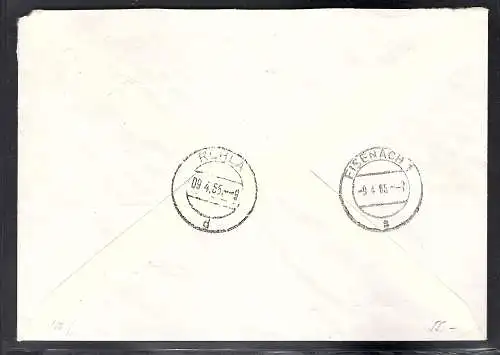 DDR.ZKD-Brief, EF. Mi.-Nr. E 1/ZU. mit AFS.