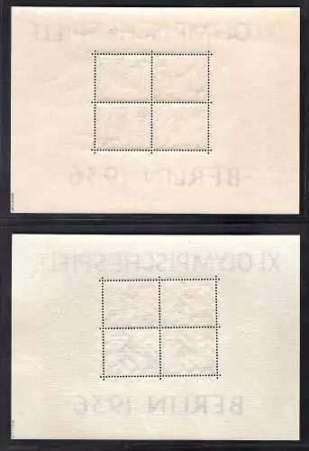 DR., Mi.-Nr. Block 5 + 6, postfrisch, sign SchlegelBPP.