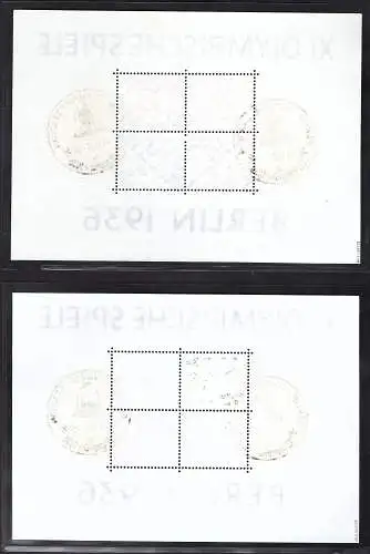 DR., Mi.-Nr. Block 5 + 6, gestempelt, sign. SchlegelBPP.