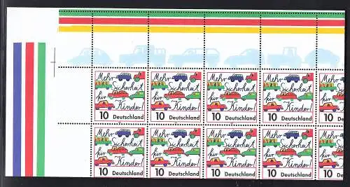 Bund Kleinbogen Mi.Nr. 1954 KB total verschnitten postfrisch