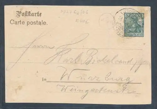 DR., Privatganzsache PP27-C2/06 gelaufen.