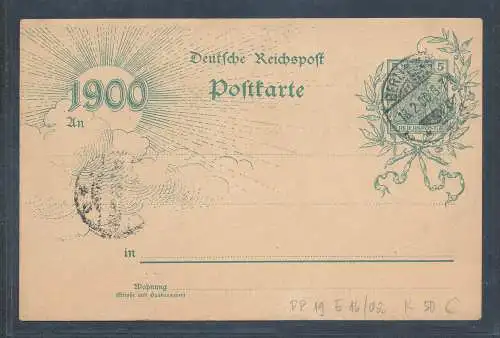 DR., Privatganzsache PP19-E16/02, ungebraucht