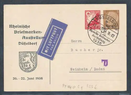 DR., Privatganzsache PP140-C1 gelaufen.