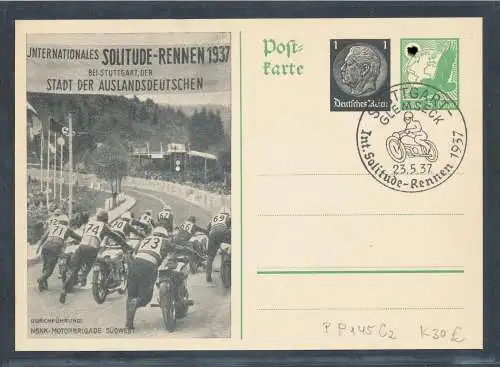 DR., Privatganzsache PP145-C2 gestempelt.