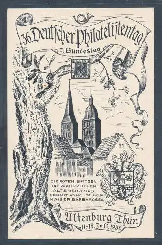 DR., Privatganzsache 36. Deutscher Philatelistentag PP 106-C2/01 ungebraucht.