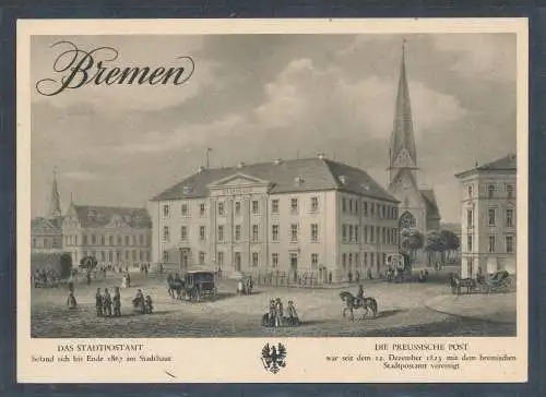 DR., Privatganzsache Briefmarken Werbeschau Bremen PP 122-C63/02 gestempelt.