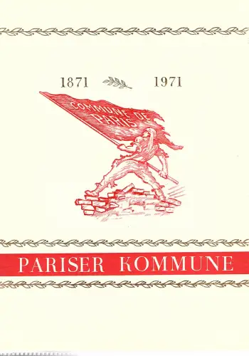 DDR - Gedenkblatt, 100 Jahre Pariser Kommune, A6-1971