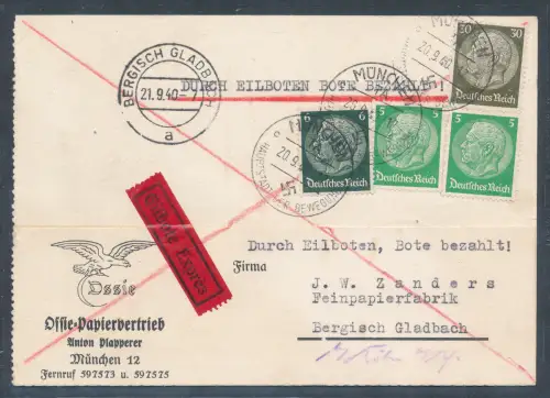 DR. Eilbote-Fernkarte mit Ak.-St.