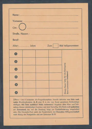 Bizone, Ganzsache Mi.-Nr. FP. 2 I a ungebraucht