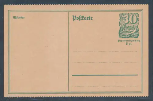 DR. Ganzsache P 140 II ungebraucht.