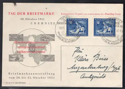 DDR. FDC. Mi.-Nr. 295 als MeF auf Fernbrief gelaufen.