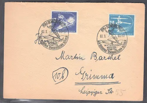 DDR - FDC Mi.-Nr. 246 - 247 FA.SchönherrBPP.