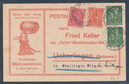 DR. Reklamekarte Milchseparatoren 