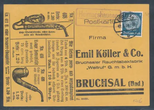 DR. Reklamekarte Gesundheitspfeiffe