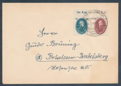 DDR. Fernbrief mit MeF. Mi.-Nr. 264 + 267 von OR.