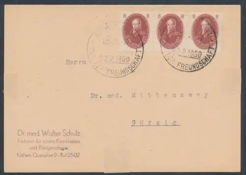 DDR. Fernbrief mit Me.F. Mi.-Nr. 264