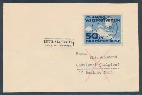 DDR. Fernbrief mit EF. Mi.-Nr. 242